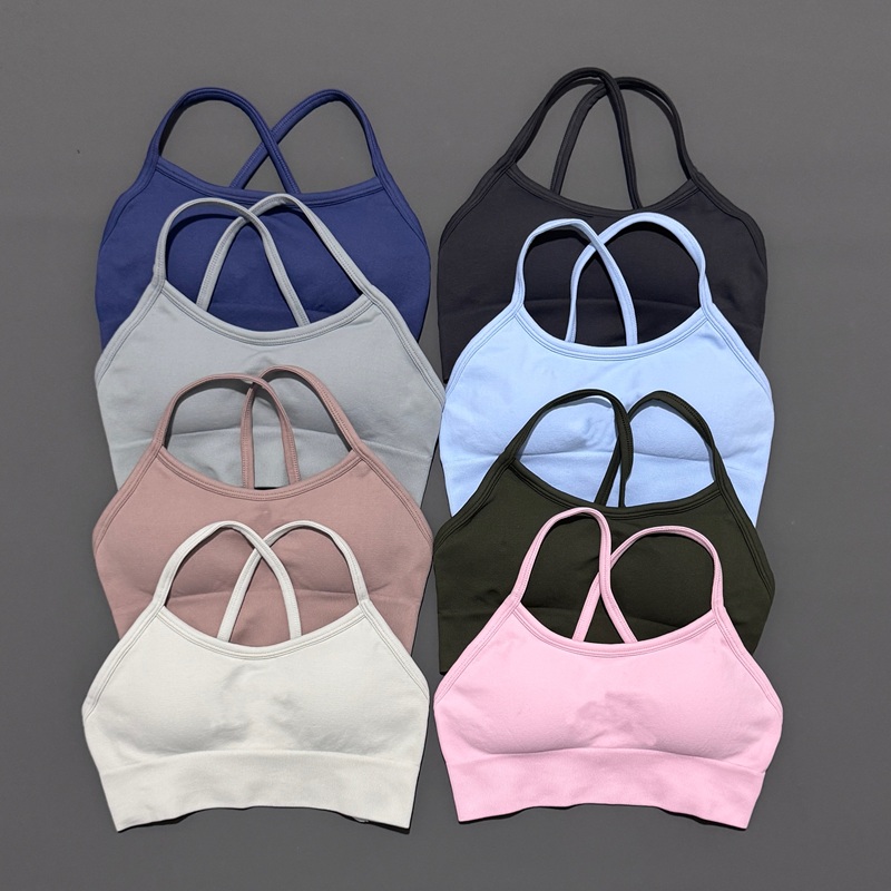 Bra Olahraga Tanpa Tali Belaka - Crop Top Crochet ulasan dan harga